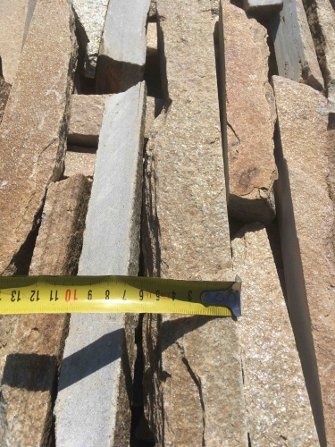 Горбушка златолит золотистый для облицовки купить в Кубинке