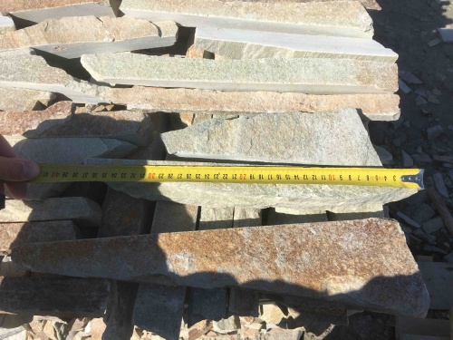 Горбушка златолит золотистый для облицовки купить в Кубинке