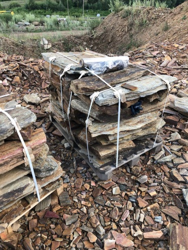 Плитняк кора дерева 50-100мм для пошаговых дорожек купить в Кубинке