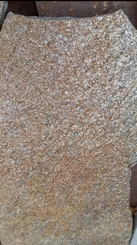 Плитняк златолит серебристый для цоколя, отмостки купить в Кубинке