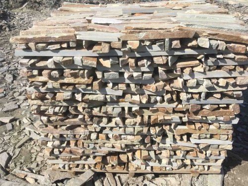 Горбушка златолит золотистый для облицовки купить в Кубинке