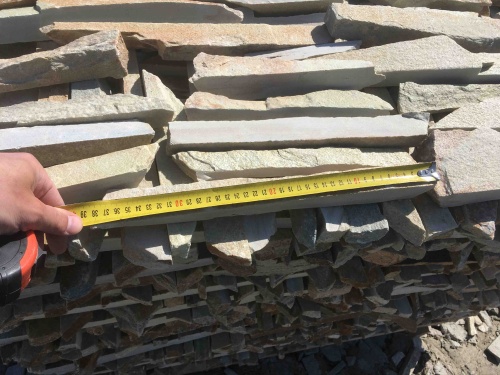 Горбушка златолит золотистый для облицовки купить в Кубинке