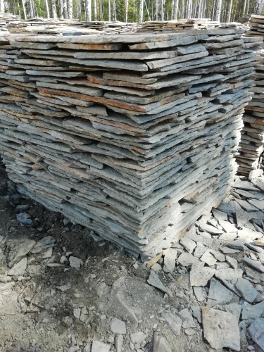 Плитняк златолит Уральский для цоколя, отмостки купить в Кубинке