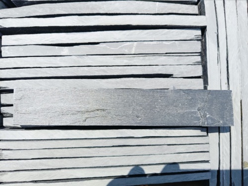 Плитка чёрная из натурального камня фасадная 30 см * 5 см, толщина 7 мм -30 мм купить в Кубинке